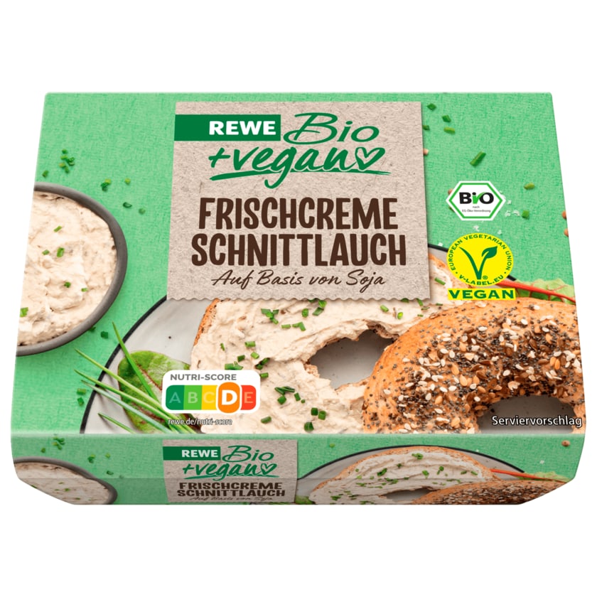 REWE Bio + vegan Frischcreme Schnittlauch 115g